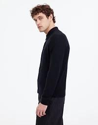 Half Milano Stitch Collared Cardigan | Madewell