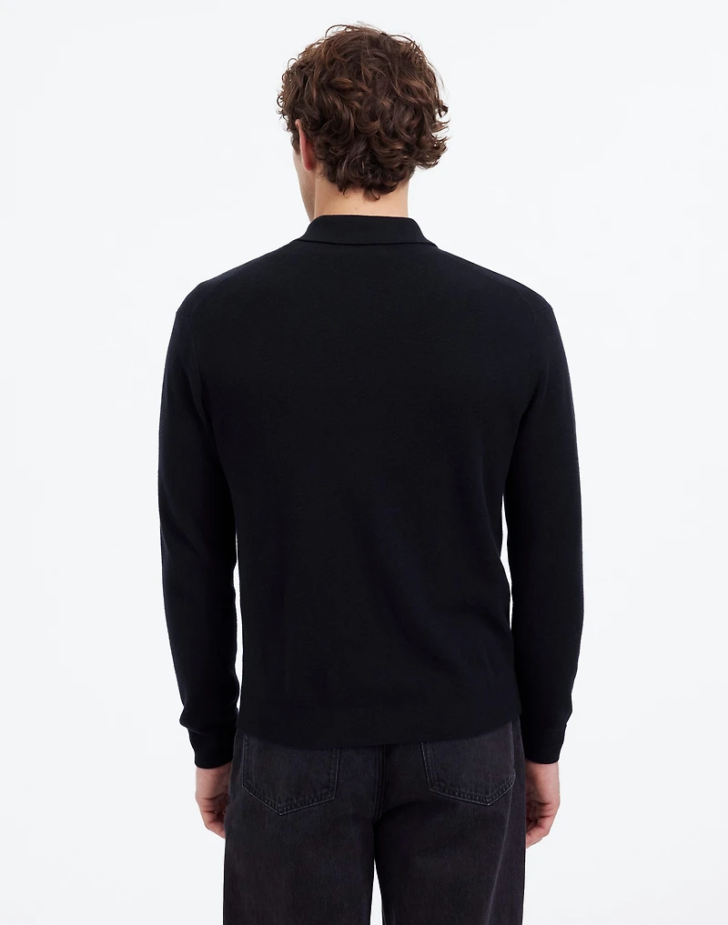 Half Milano Stitch Collared Cardigan | Madewell