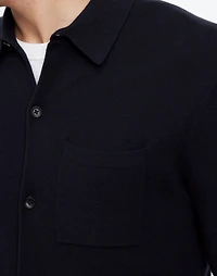 Half Milano Stitch Collared Cardigan | Madewell
