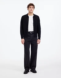 Half Milano Stitch Collared Cardigan | Madewell