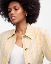 Long Chore Jacket Stripe | Madewell