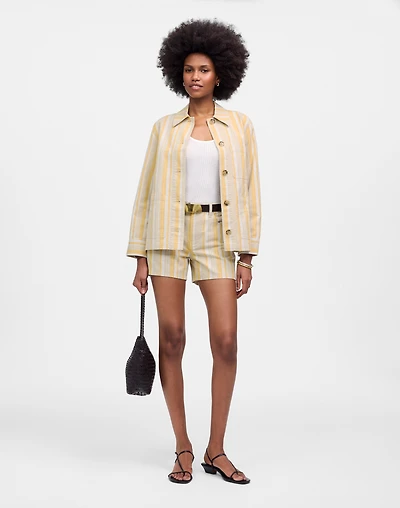 Long Chore Jacket Stripe | Madewell