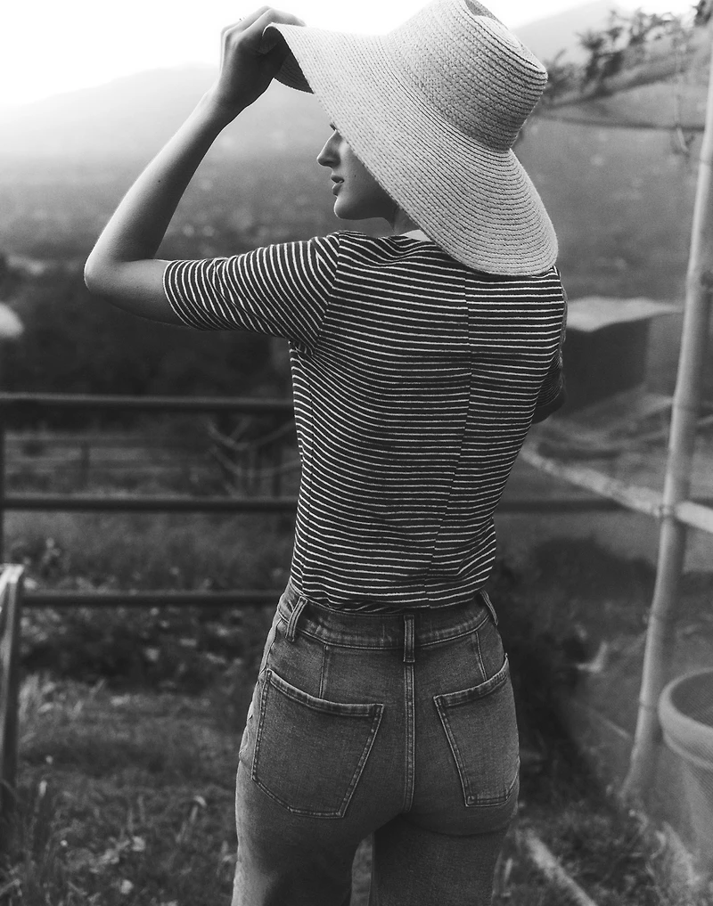 Long Brim Raffia Hat | Madewell