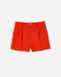 Easy Pleated Trouser Shorts Crepe | Madewell