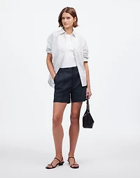 The Drapey Twill Pleated Short | Madewell