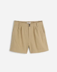 The Drapey Twill Pleated Short | Madewell