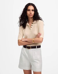 The Drapey Twill Pleated Short | Madewell