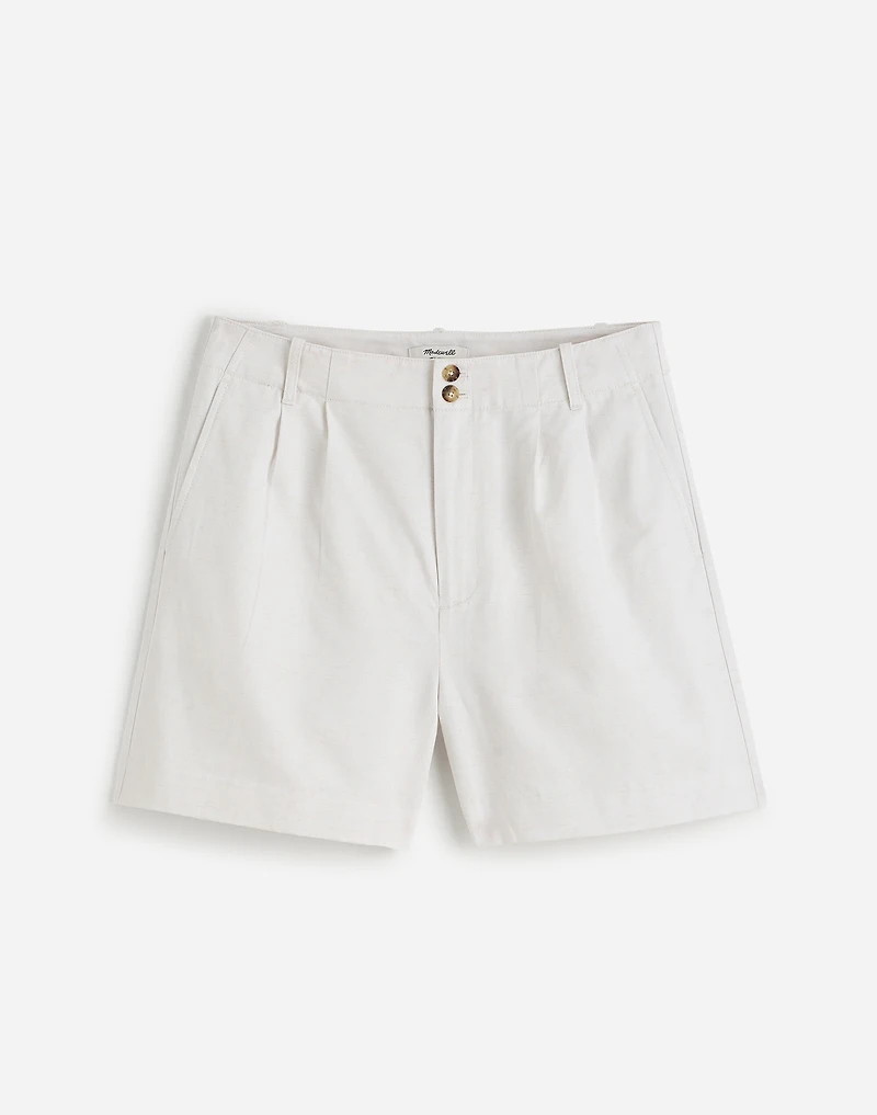 The Drapey Twill Pleated Short | Madewell