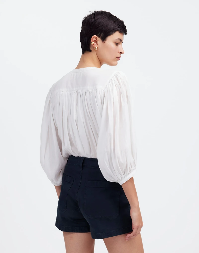 The Emmett Short Garment-Dyed Twill: Patch Pocket Edition | Madewell