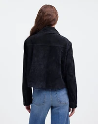 Crop Chore Jacket in Suede | Madewell