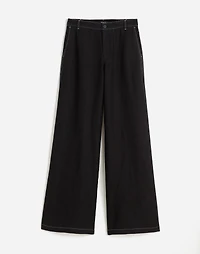 The Tall Zoe Relaxed Wide Pant in 100% Linen | Madewell