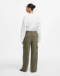 Tall Pull-On Utility Cargo Pants in Crepe | Madewell