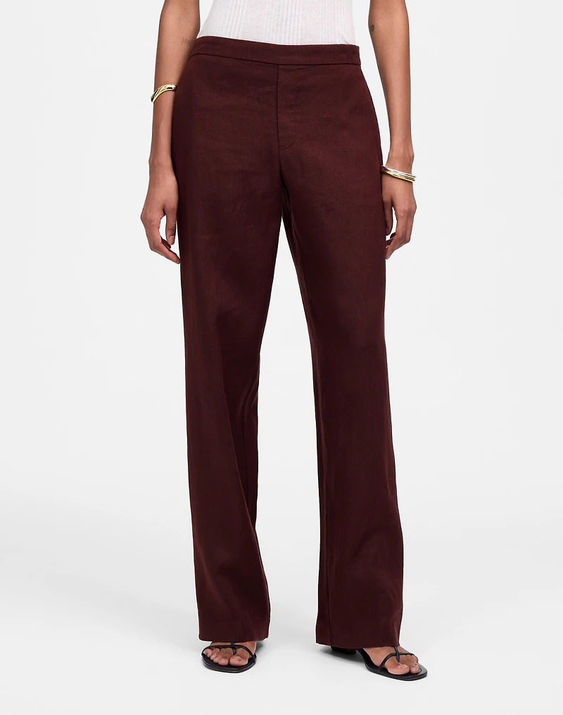 The Easy Pull-On Pant 100% Linen | Madewell