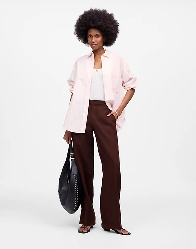 The Easy Pull-On Pant 100% Linen | Madewell
