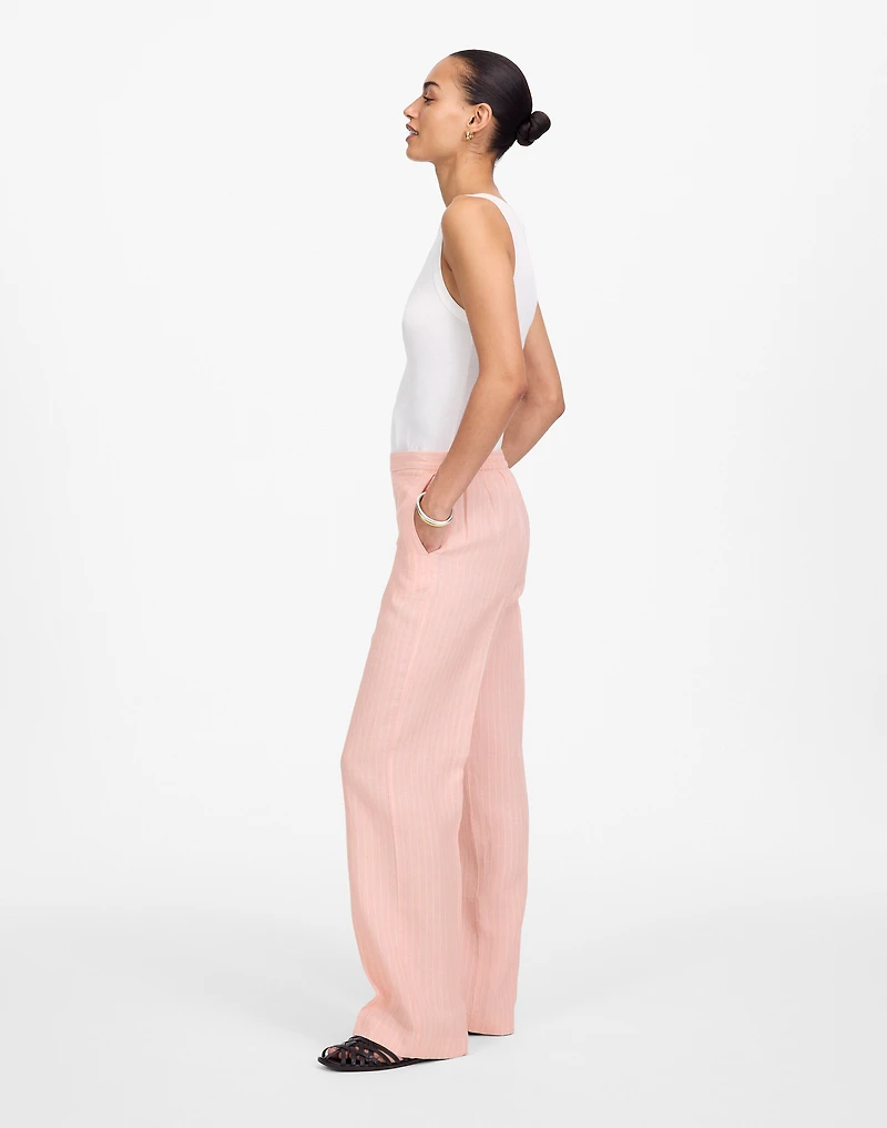 The Easy Pull-On Pant 100% Linen | Madewell