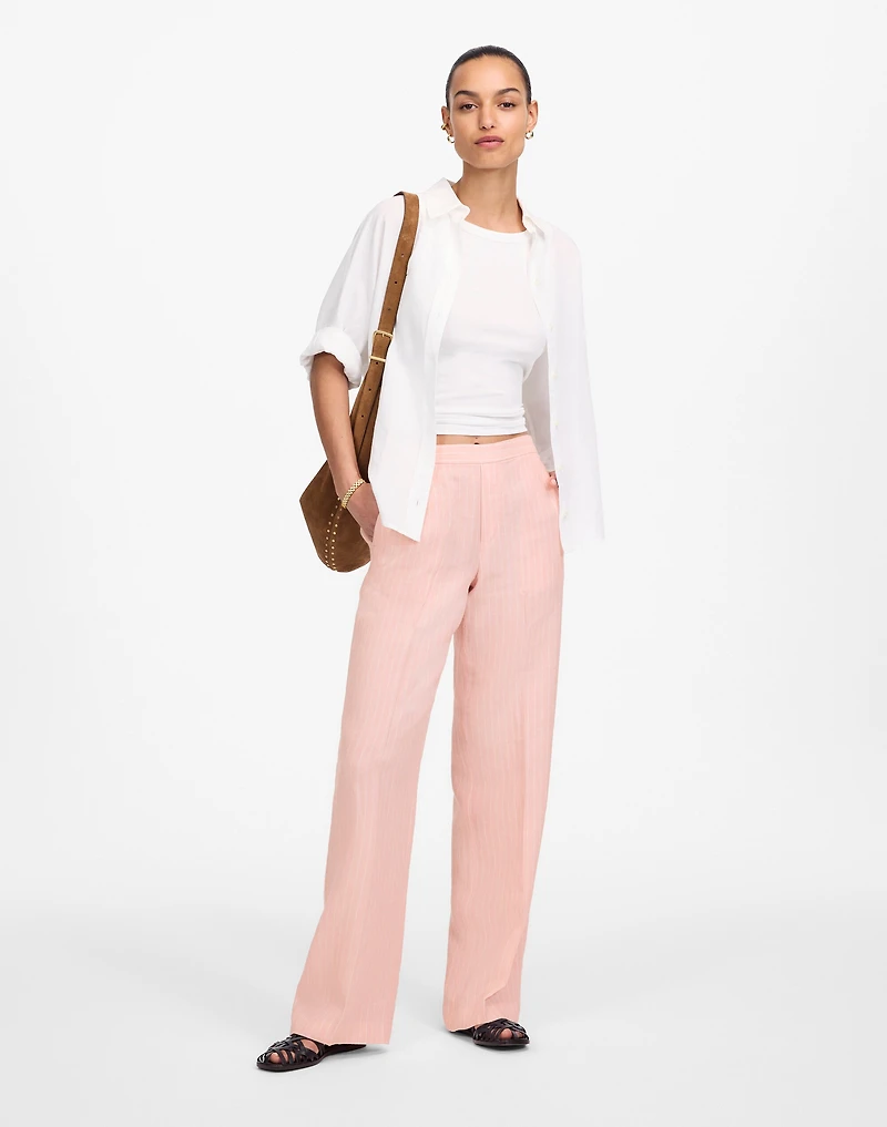 The Easy Pull-On Pant 100% Linen | Madewell