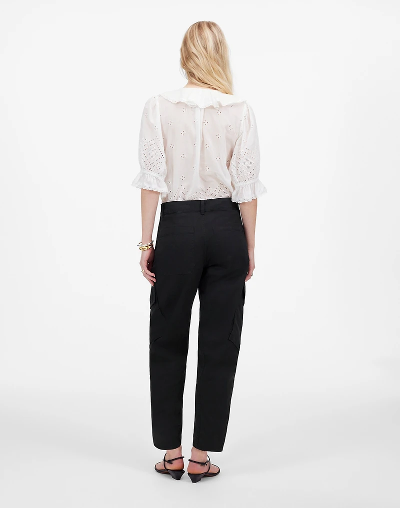 The Barrel-Leg Utility Pant Garment-Dyed Twill | Madewell