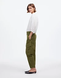 The Barrel-Leg Utility Pant Garment-Dyed Twill | Madewell