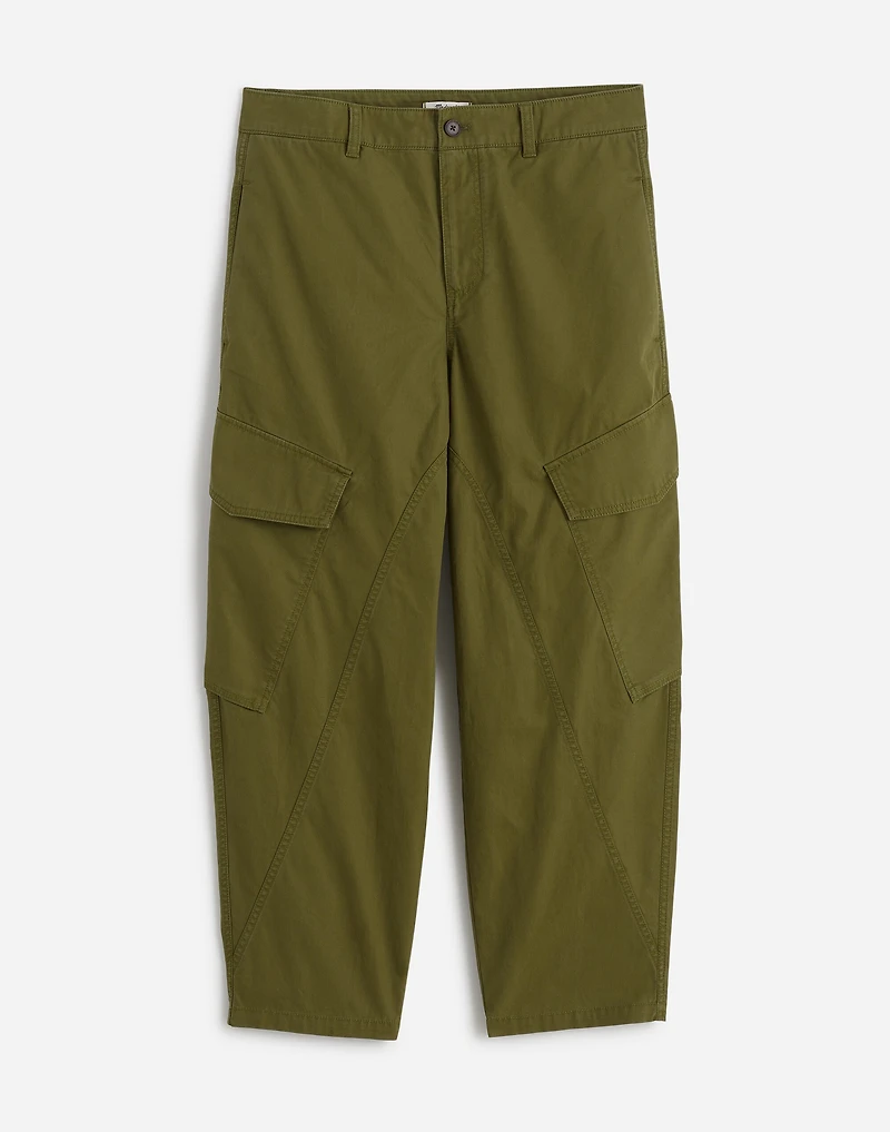 The Barrel-Leg Utility Pant Garment-Dyed Twill | Madewell