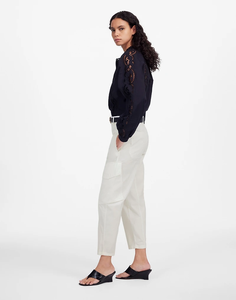 The Barrel-Leg Utility Pant in Garment-Dyed Twill | Madewell