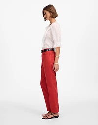 The Taper-Leg Utility Pant Garment-Dyed Twill | Madewell