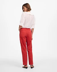 The Taper-Leg Utility Pant Garment-Dyed Twill | Madewell
