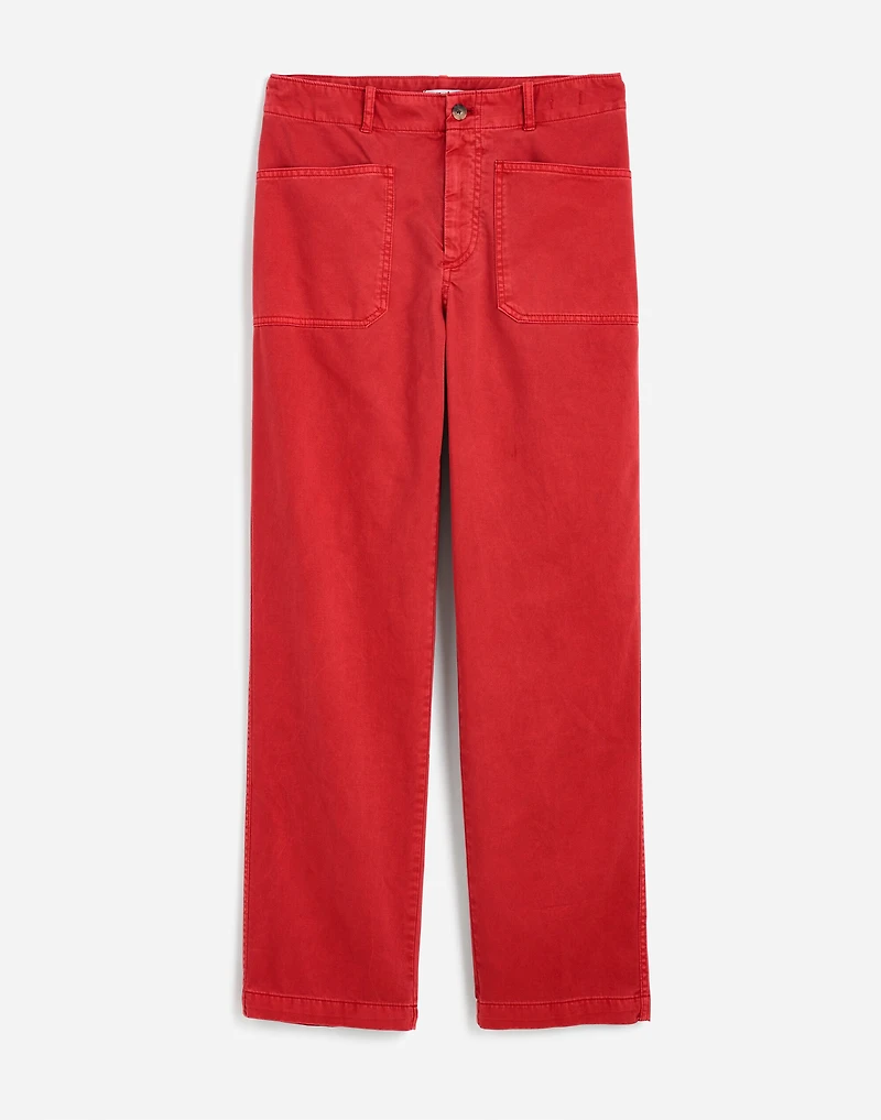 The Taper-Leg Utility Pant Garment-Dyed Twill | Madewell