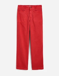 The Taper-Leg Utility Pant Garment-Dyed Twill | Madewell