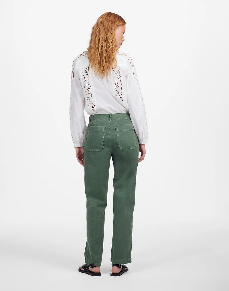 The Taper-Leg Utility Pant Garment-Dyed Twill | Madewell