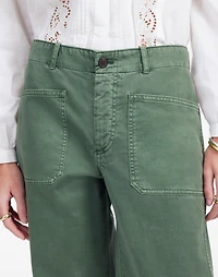 The Taper-Leg Utility Pant in Garment-Dyed Twill | Madewell