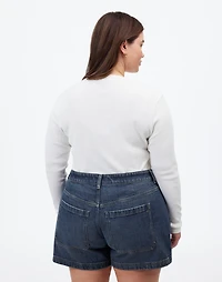 The Plus Denim Emmett Short in Archbald Wash: Patch Pocket Edition | Madewell