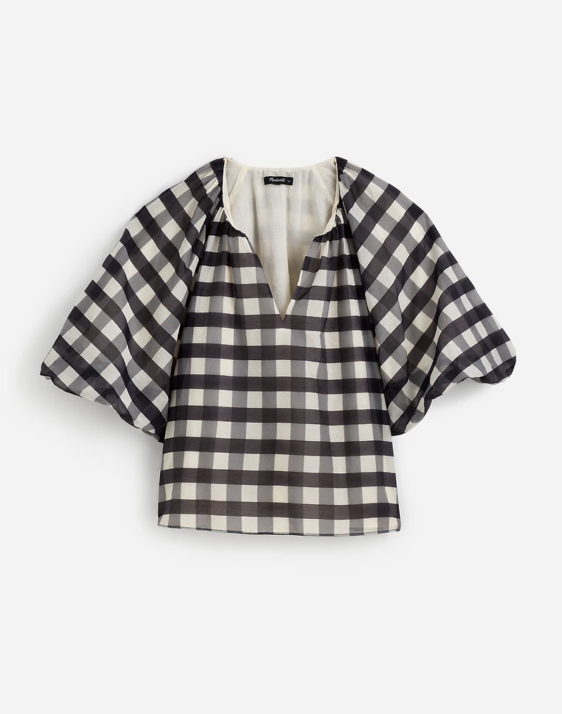 Bubble-Sleeve Top | Madewell