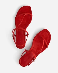 The Maycie Asymmetric T-Strap Sandal | Madewell