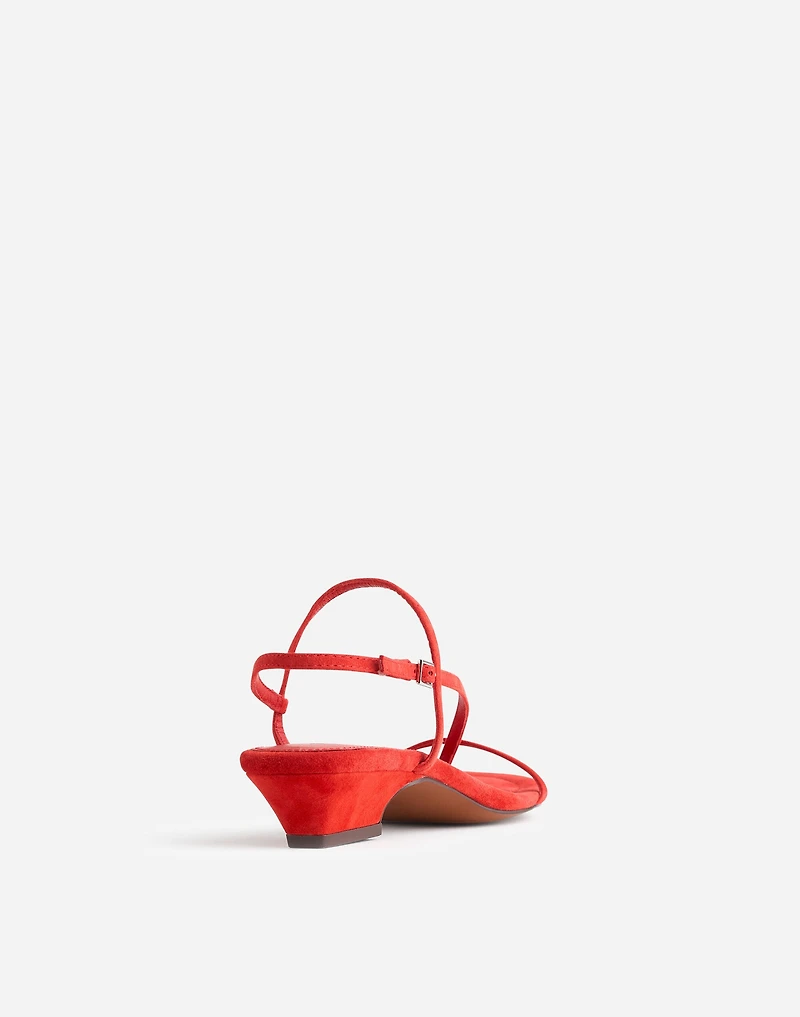 The Maycie Asymmetric T-Strap Sandal | Madewell