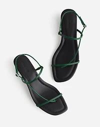 The Maycie Asymmetric T-Strap Sandal | Madewell