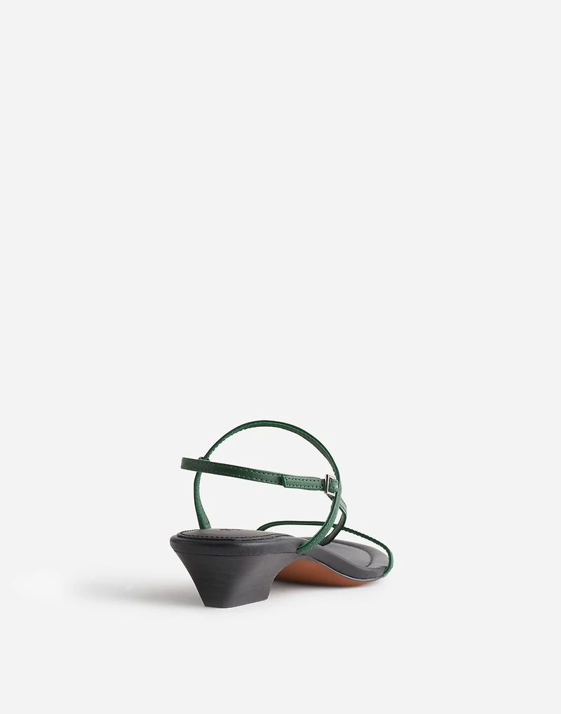 The Maycie Asymmetric T-Strap Sandal | Madewell
