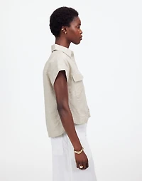 Boxy Cargo-Pocket Button-Up Shirt | Madewell