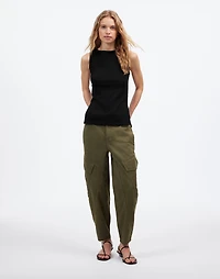 Sleeveless Boatneck Side Slit Tee | Madewell