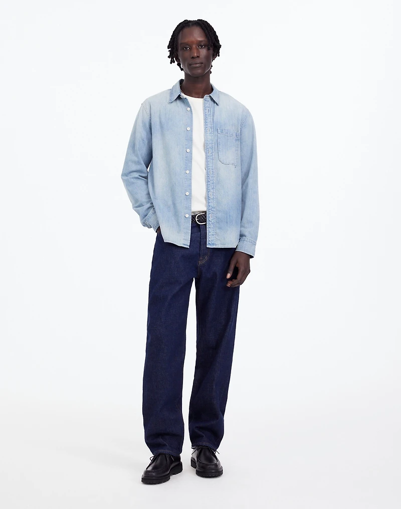 Denim Button-Up Shirt Reyner Wash | Madewell