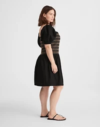 Poplin Puff-Sleeve Mini Dress | Madewell
