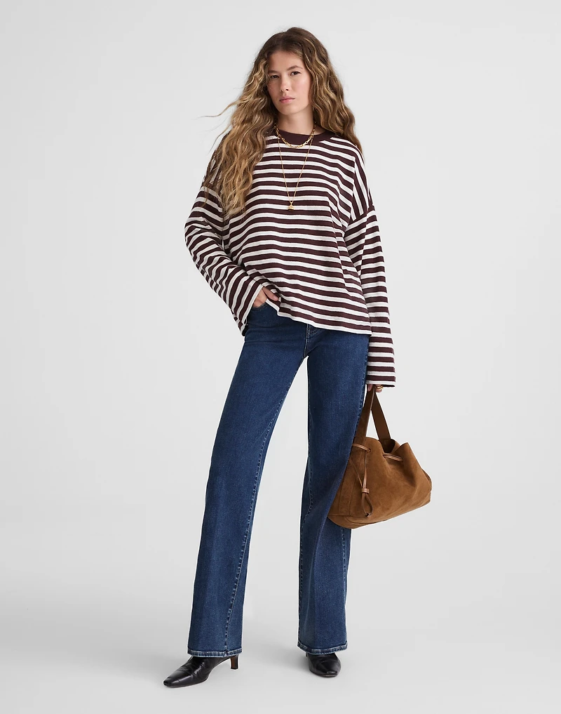 Easy Crewneck Long-Sleeve Tee | Madewell