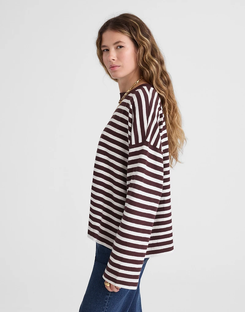 Easy Crewneck Long-Sleeve Tee | Madewell