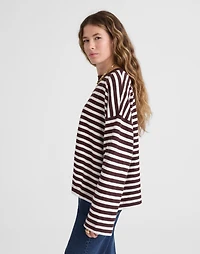 Easy Crewneck Long-Sleeve Tee | Madewell