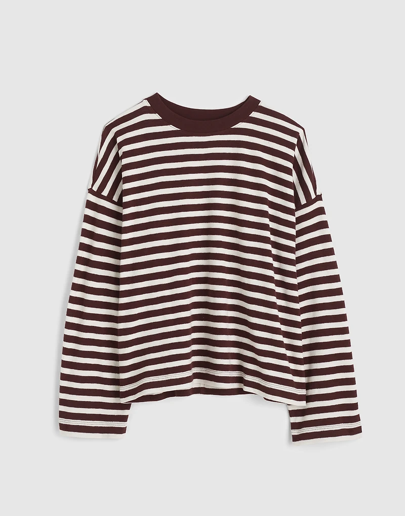 Easy Crewneck Long-Sleeve Tee | Madewell