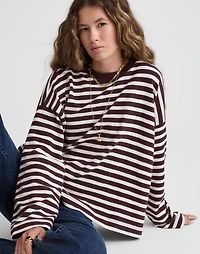 Easy Crewneck Long-Sleeve Tee | Madewell