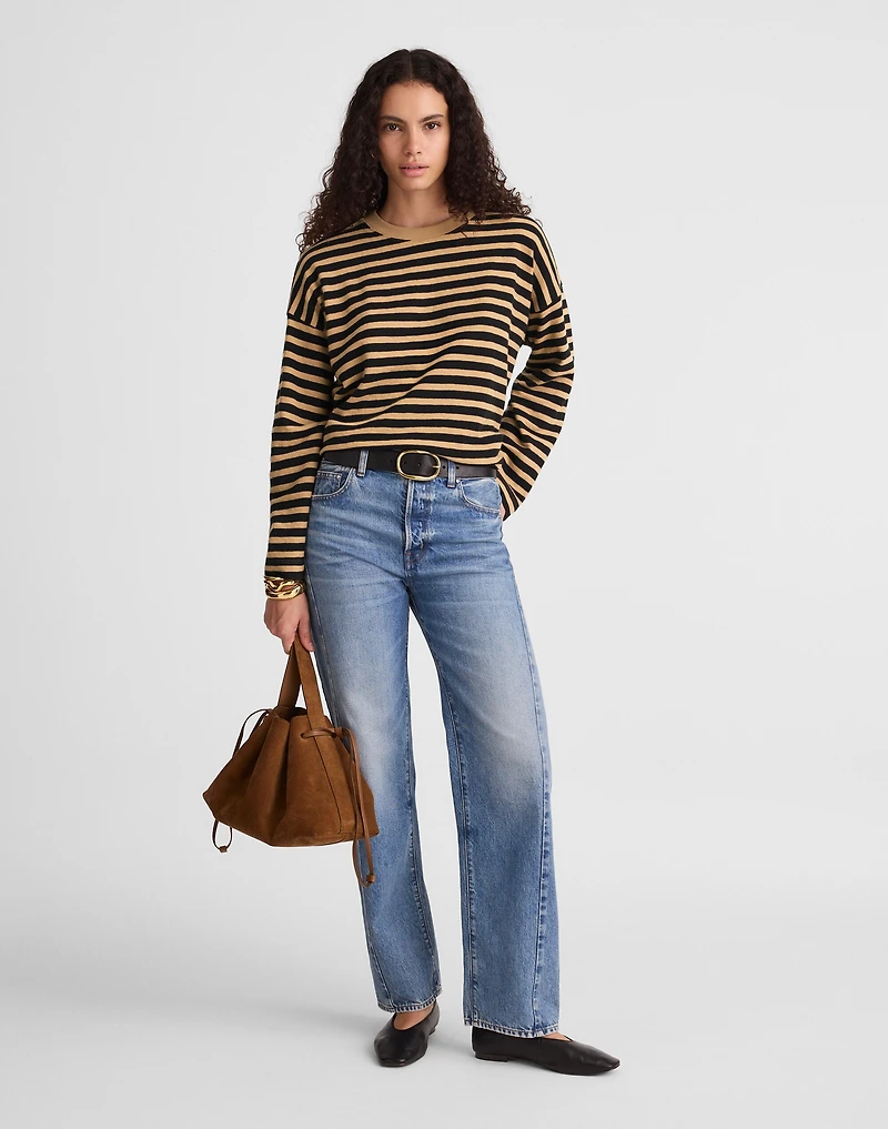 Easy Crewneck Long-Sleeve Tee