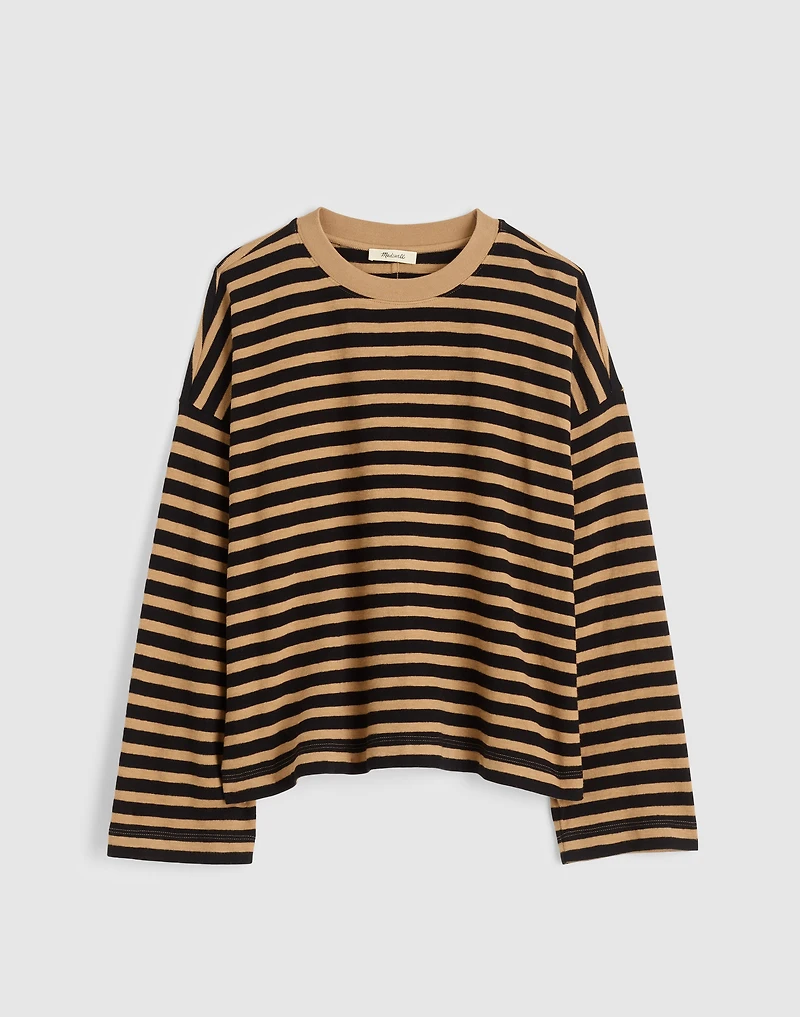 Easy Crewneck Long-Sleeve Tee