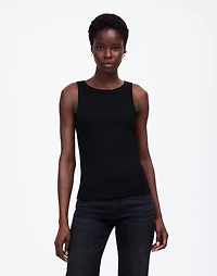 (Re)generative Cotton Essential High-Neck Tank