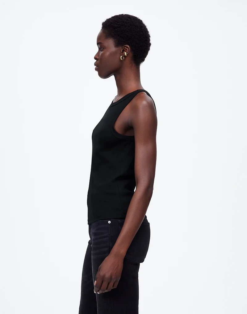 (Re)generative Cotton Essential High-Neck Tank