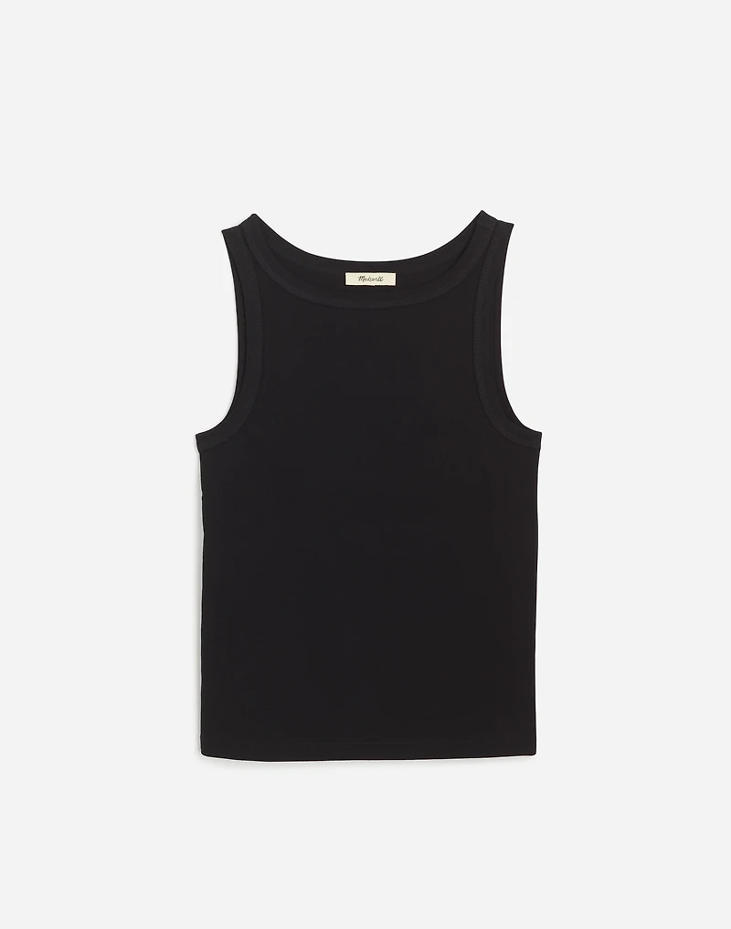 (Re)generative Cotton Essential High-Neck Tank